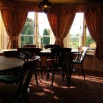 Restaurant Bay Window overlooking Garden Restaurant Bay Window overlooking Garden