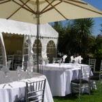 Marquee in White Horse Garden Marquee in White Horse Garden